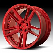 Asanti Black Label ABL33 Reign Candy Red Custom Wheels